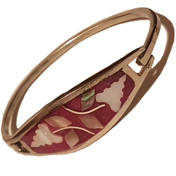 Vintage /Taxco Mexico Sterling Silver Bracelet - Picture 7 of 16